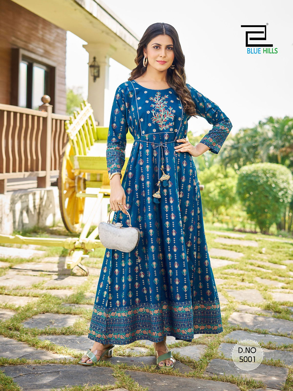 Blue Hills Sandwich Vol 5 Printed Anarkali Kurtis Catalog